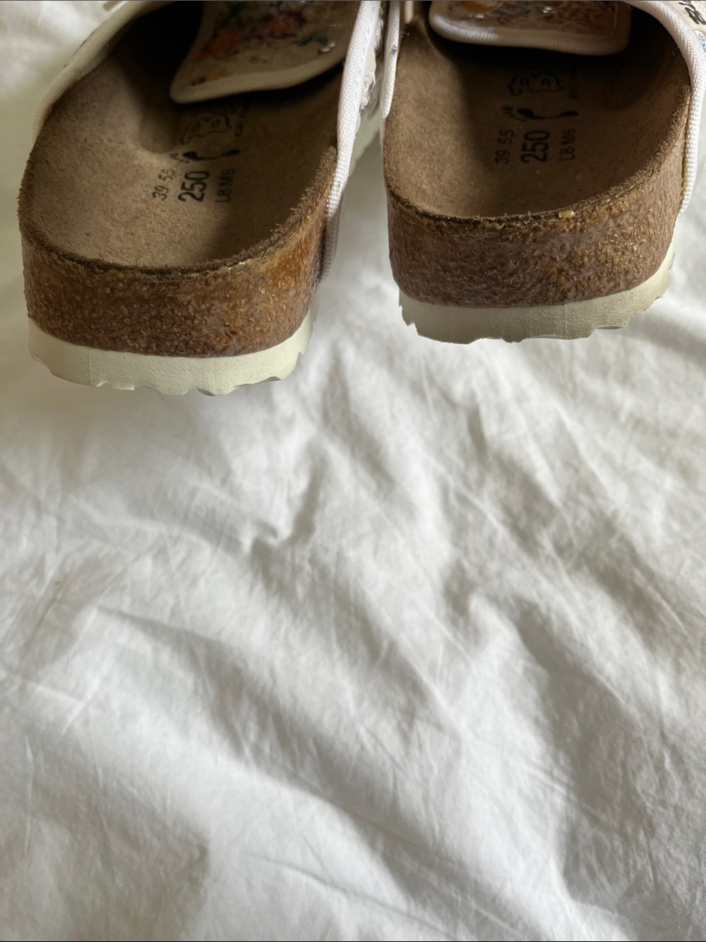 Birkenstocks Birki’s women’s size 39 US 8 floral slip on lace sequin embroidery - Picture 6 of 10
